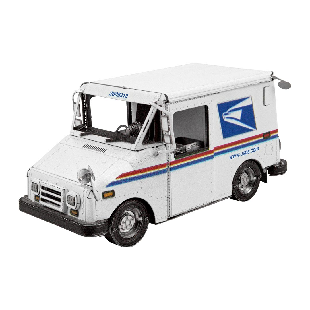 Metal Earth LLV LLV Mail Truck MMS468 Modellbausatz Puzzle DIY Bausatz präzise gelasert stabil langlebig