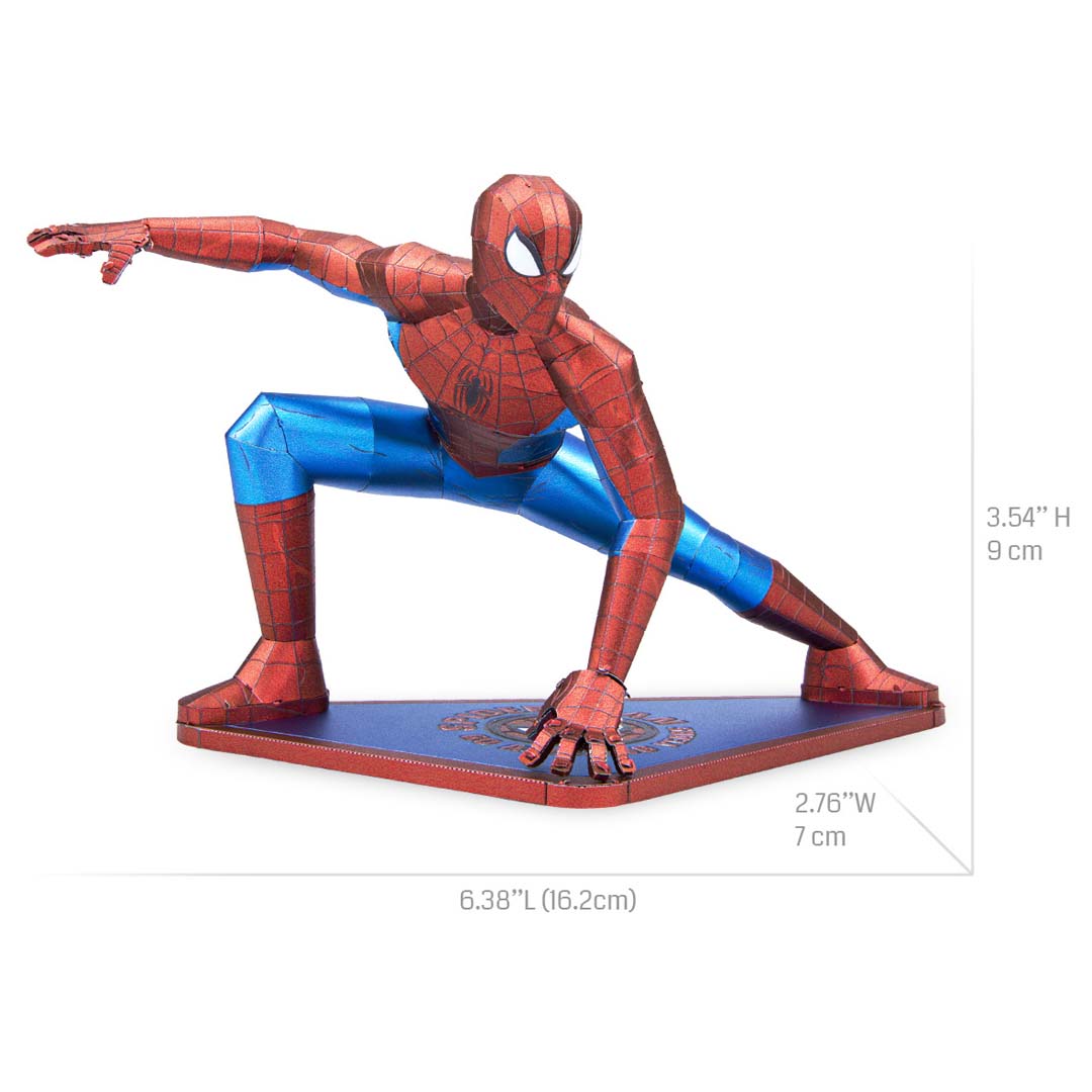 Metal Earth Marvel: Spider-Man, farbig MMS474 Modellbausatz Puzzle DIY Bausatz präzise gelasert stabil langlebig