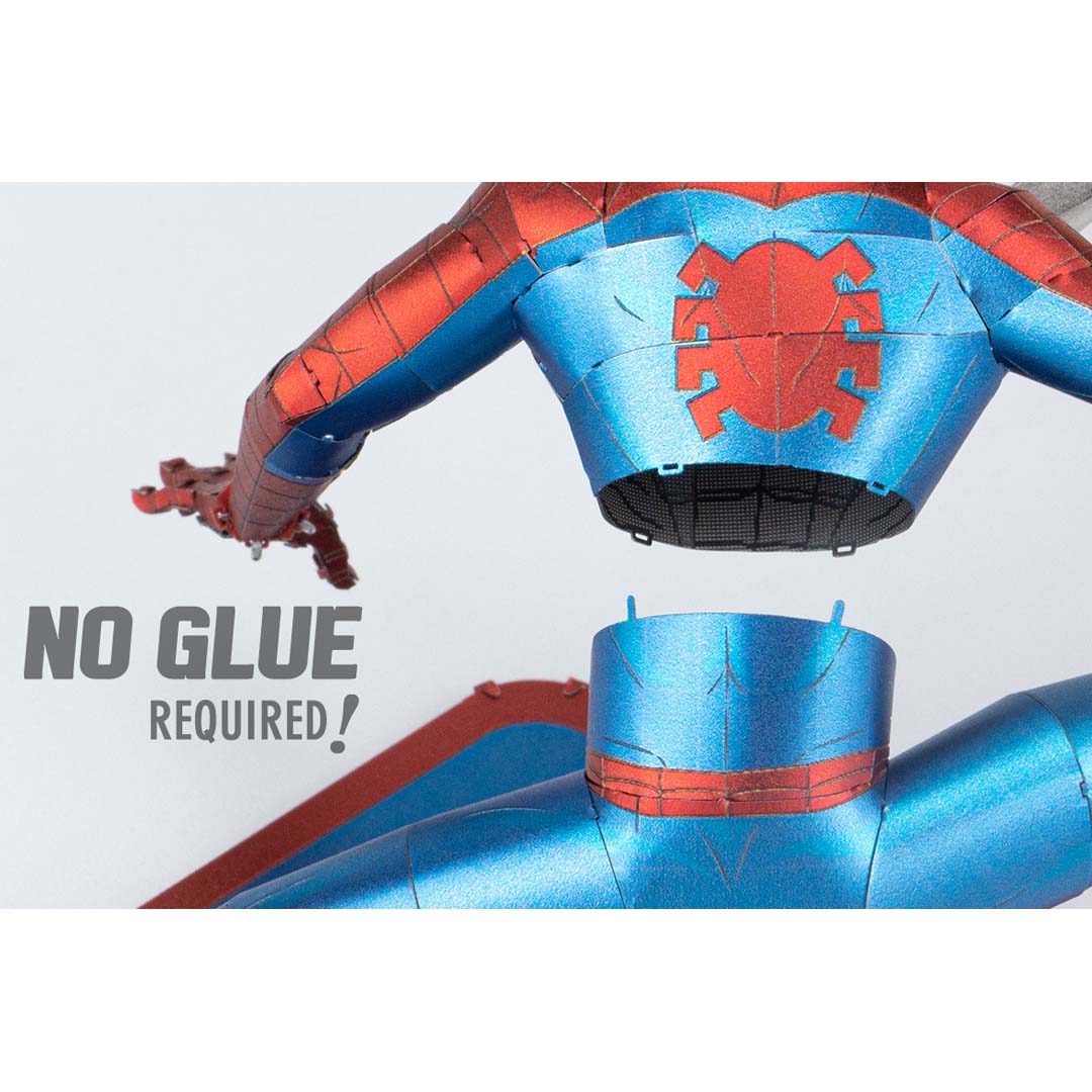 Metal Earth Marvel: Spider-Man, farbig MMS474 Modellbausatz Puzzle DIY Bausatz präzise gelasert stabil langlebig