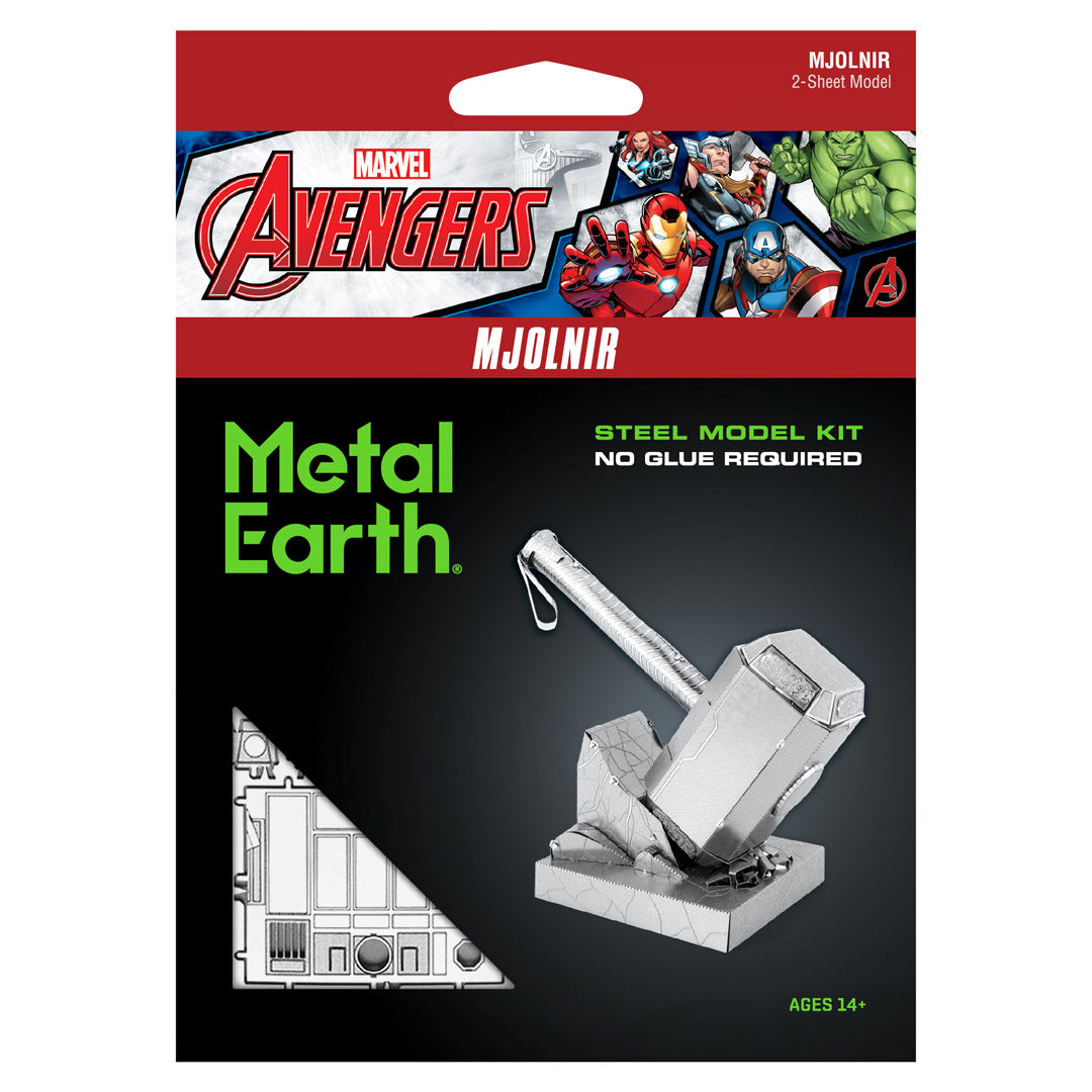 Metal Earth Marvel Avenger Mjolnir MMS320 Modellbausatz Puzzle DIY Bausatz präzise gelasert stabil langlebig