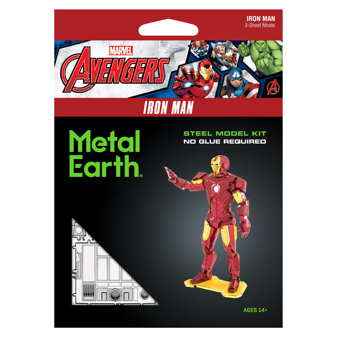 Metal Earth Marvel Avenger Iron Man MMS322 Modellbausatz Puzzle DIY Bausatz präzise gelasert stabil langlebig