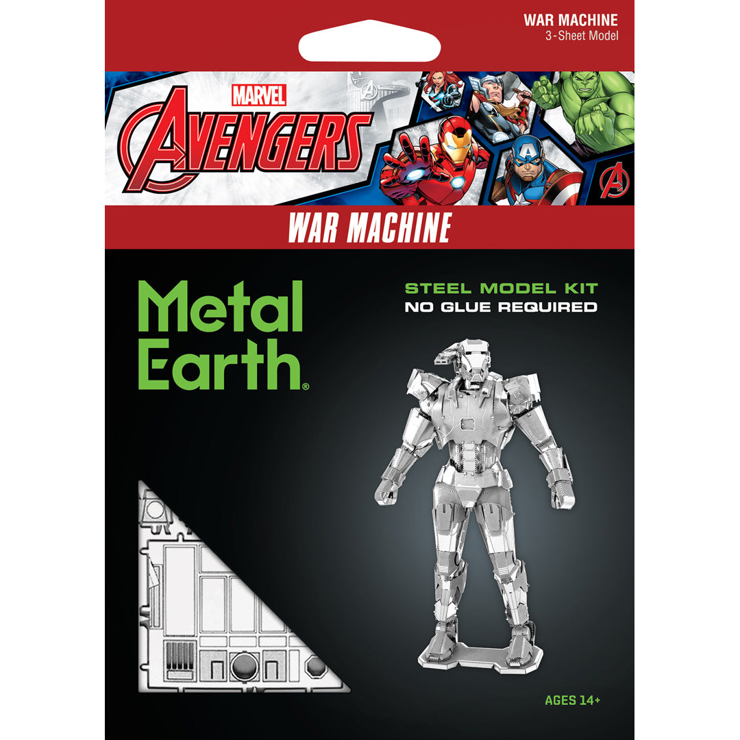 Metal Earth Marvel Avenger War Machine MMS323 Modellbausatz Puzzle DIY Bausatz präzise gelasert stabil langlebig