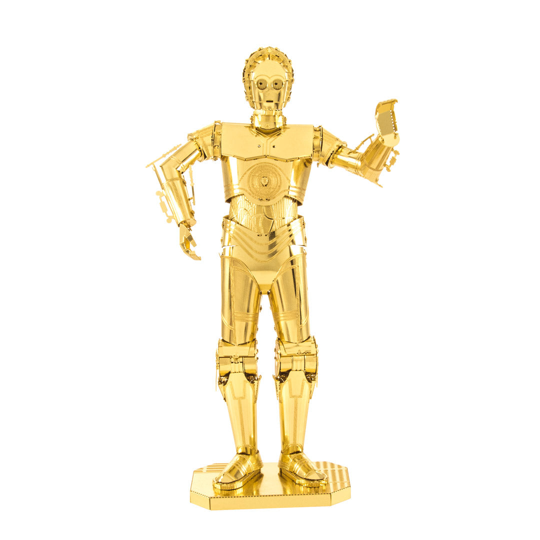 Metal Earth C-3PO gold MMS270 Modellbausatz Puzzle DIY Bausatz präzise gelasert stabil langlebig