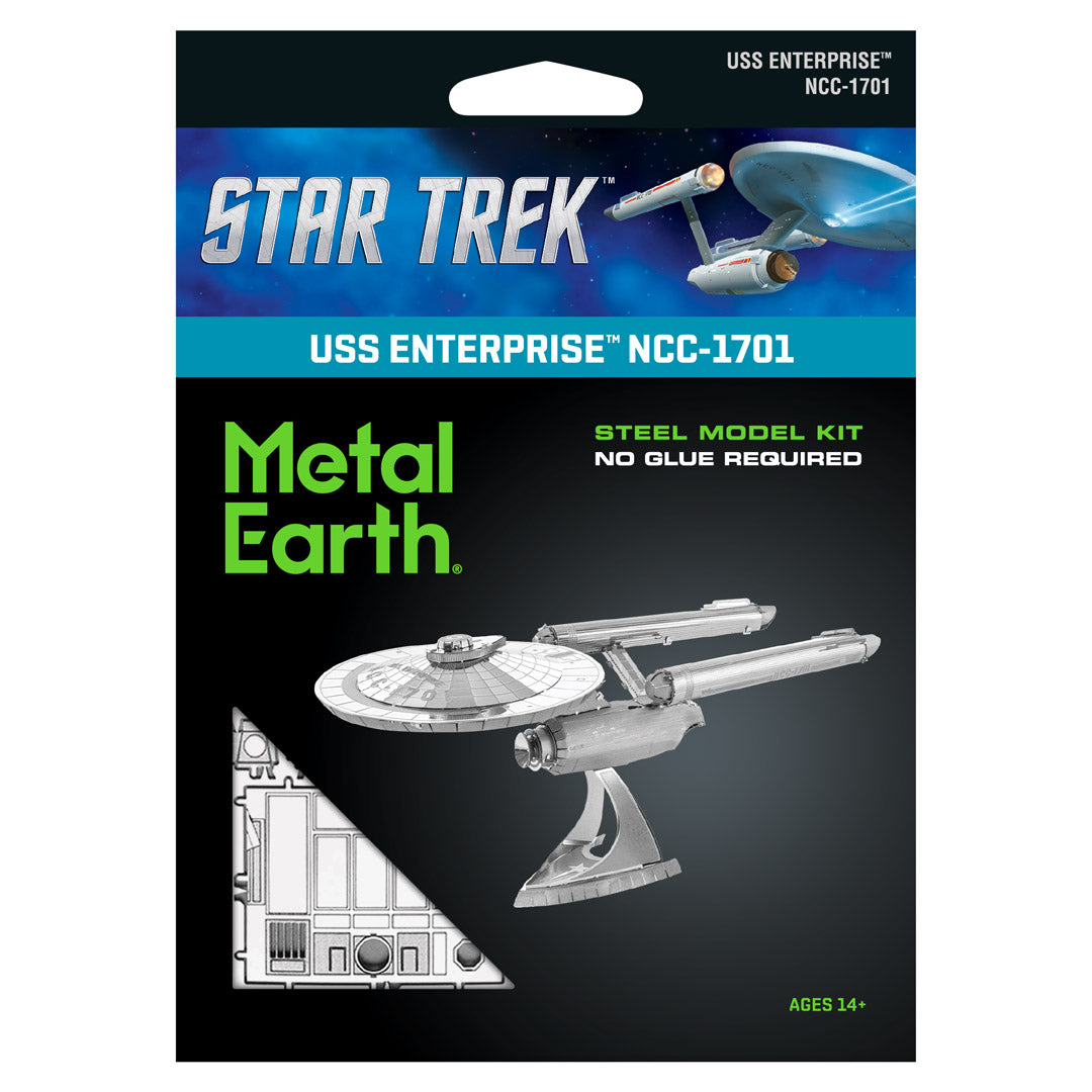 Metal Earth NCC Star Trek NCC-1701 MMS280 USS Enterprise Modellbausatz Puzzle DIY Bausatz präzise gelasert stabil langlebig