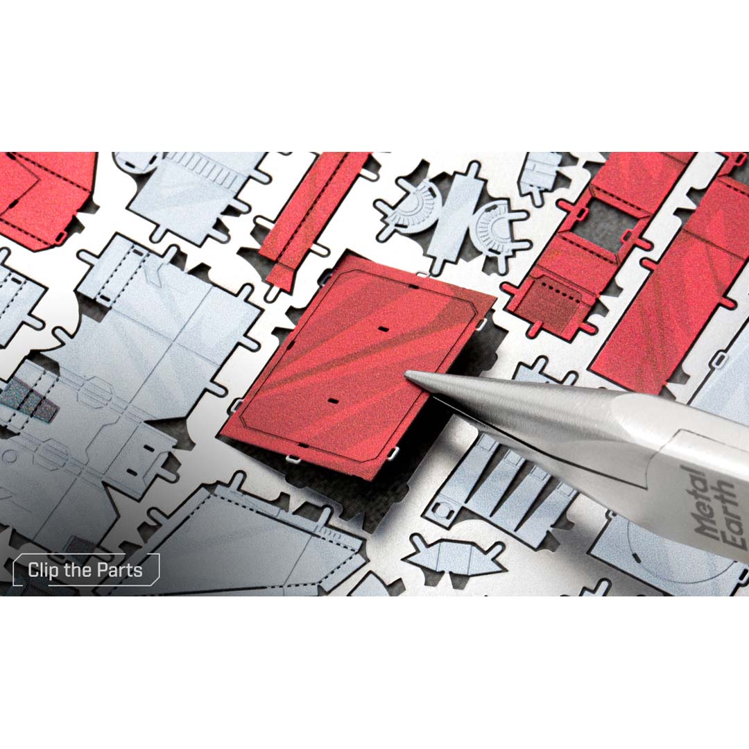 Metal Earth Transformers: Starscream, farbig MMS472 Modellbausatz Puzzle DIY Bausatz präzise gelasert stabil langlebig
