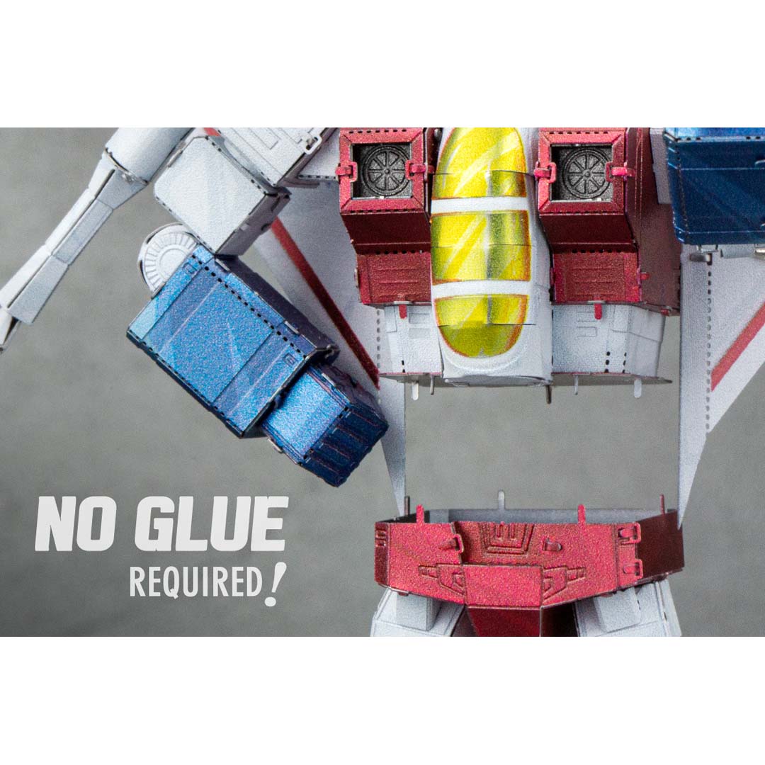 Metal Earth Transformers: Starscream, farbig MMS472 Modellbausatz Puzzle DIY Bausatz präzise gelasert stabil langlebig