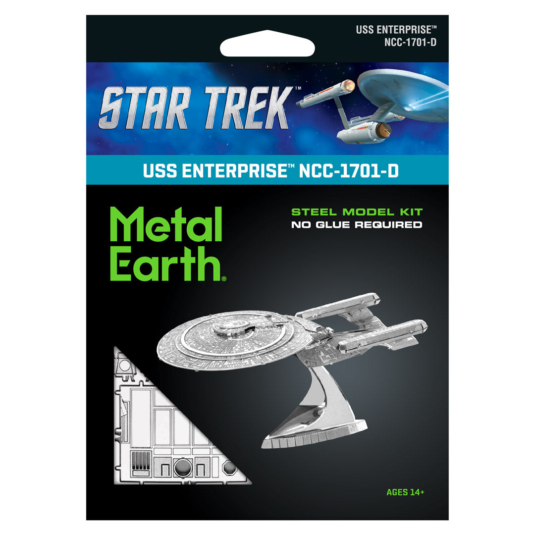 Metal Earth NCC Star Trek NCC-1701D MMS281 USS Enterprise Modellbausatz Puzzle DIY Bausatz präzise gelasert stabil langlebig