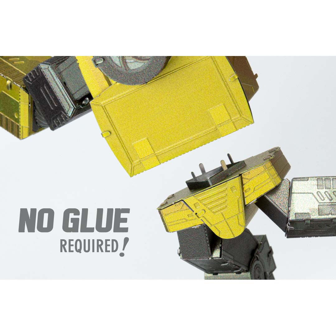 Metal Earth Transformers Bumblebee, farbig MMS470 Modellbausatz Puzzle DIY Bausatz präzise gelasert stabil langlebig