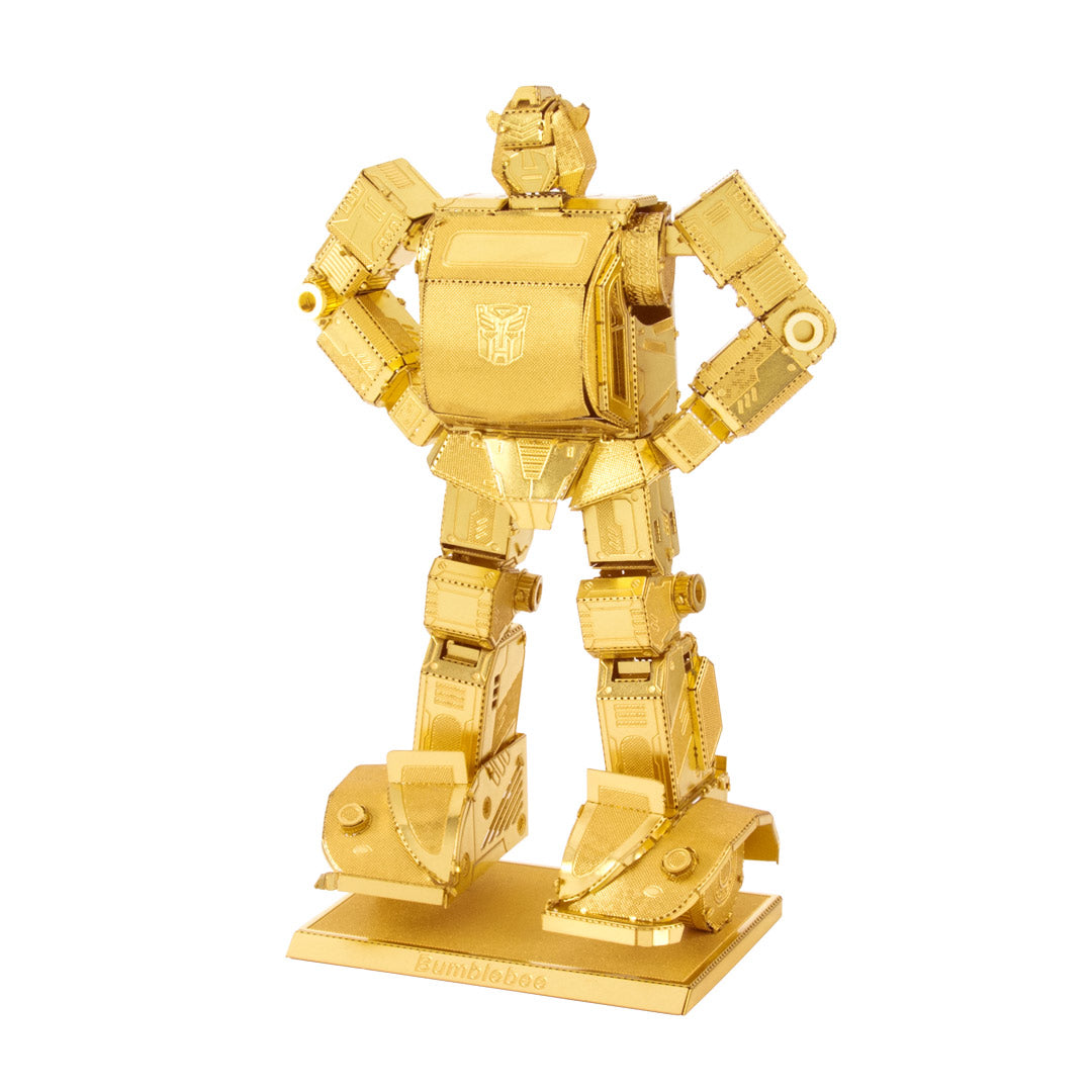 Metal Earth Transformers Bumblebee gold MMS301G Modellbausatz Puzzle DIY Bausatz präzise gelasert stabil langlebig