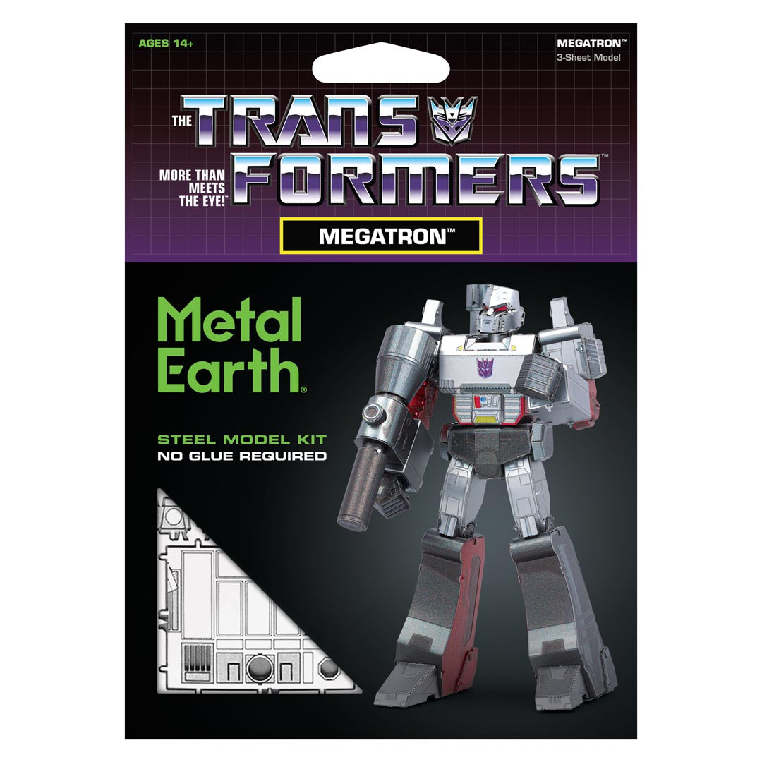 Metal Earth Transformers Megatron, farbig MMS471 Modellbausatz Puzzle DIY Bausatz präzise gelasert stabil langlebig