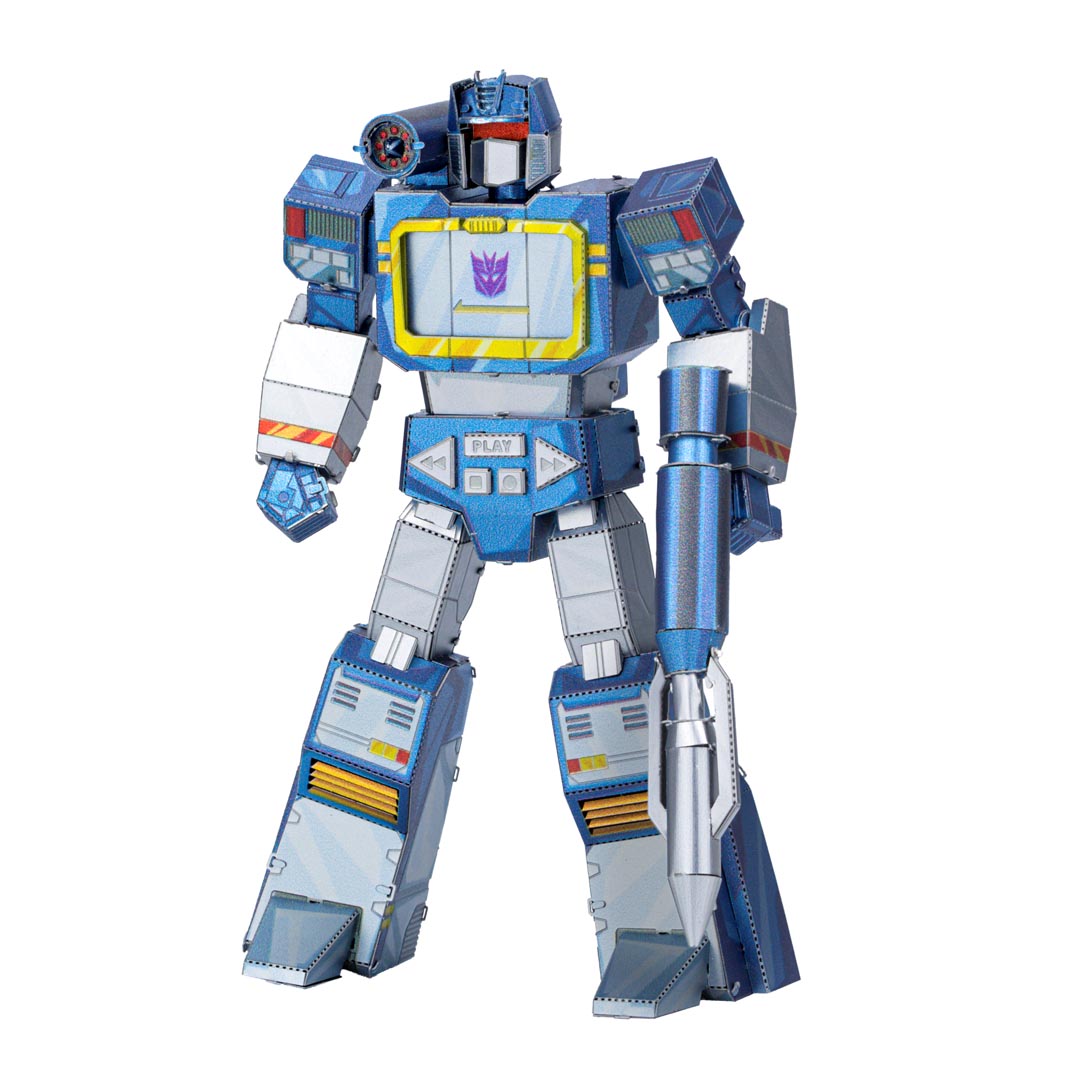 Metal Earth Transformers Soundwave, farbig MMS473 Modellbausatz Puzzle DIY Bausatz präzise gelasert stabil langlebig
