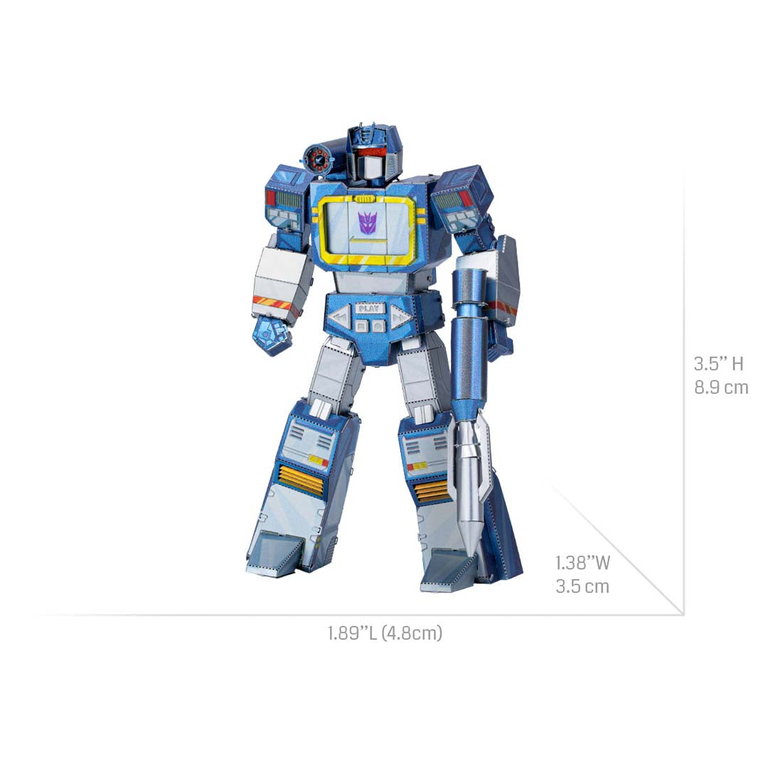 Metal Earth Transformers Soundwave, farbig MMS473 Modellbausatz Puzzle DIY Bausatz präzise gelasert stabil langlebig