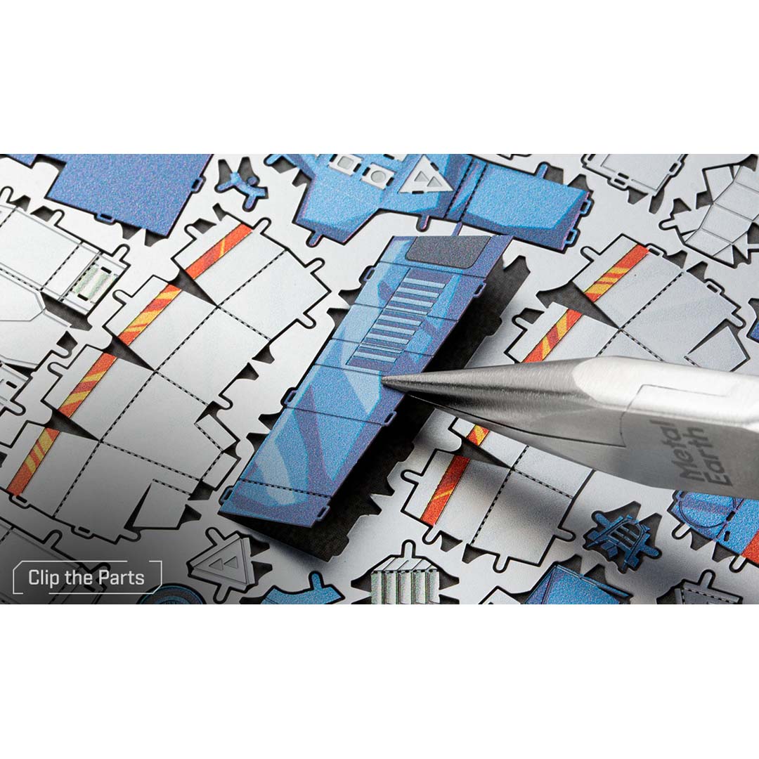 Metal Earth Transformers Soundwave, farbig MMS473 Modellbausatz Puzzle DIY Bausatz präzise gelasert stabil langlebig