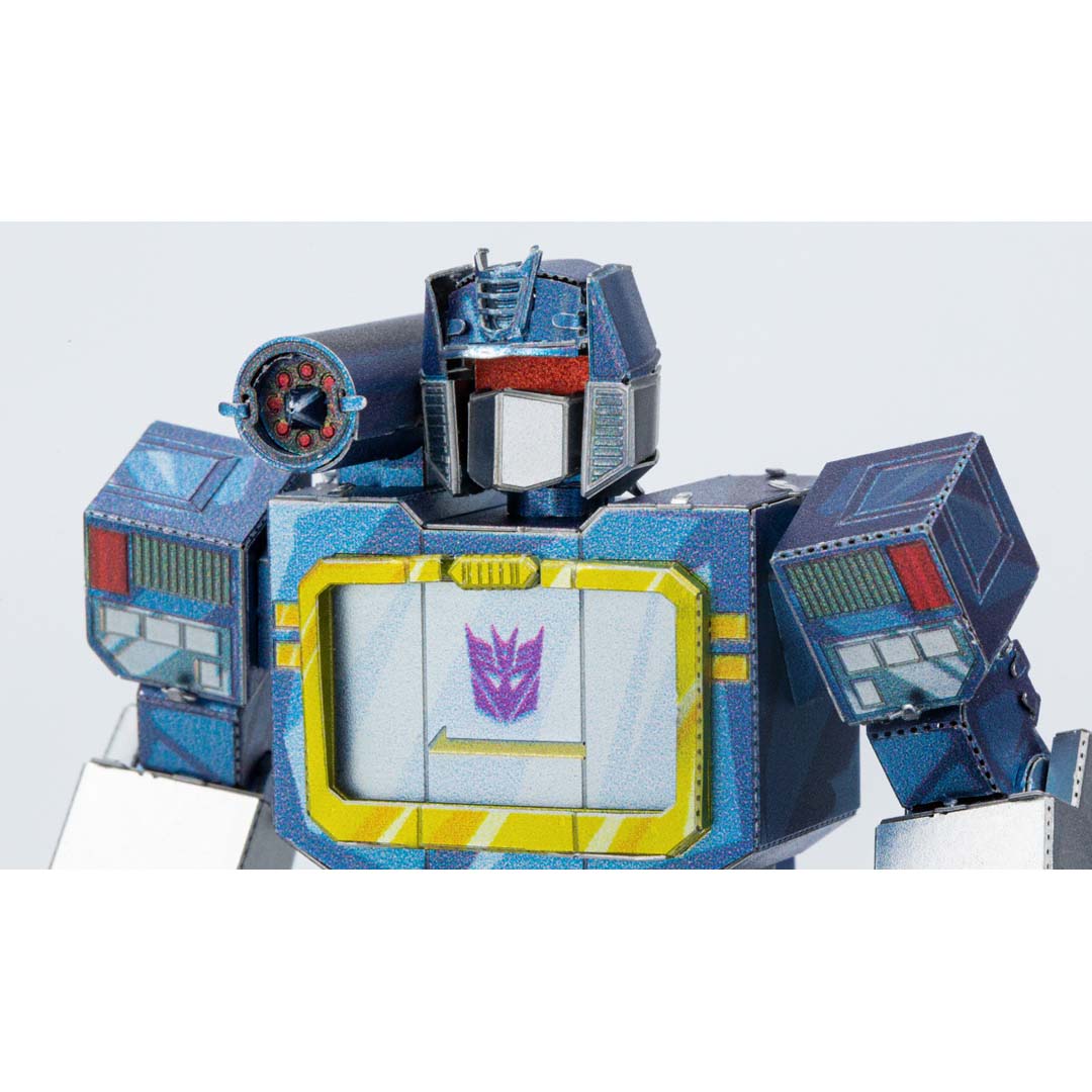 Metal Earth Transformers Soundwave, farbig MMS473 Modellbausatz Puzzle DIY Bausatz präzise gelasert stabil langlebig