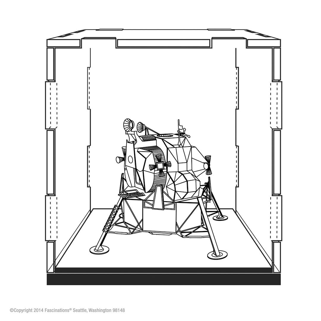 Metal Earth LED White LED Display Base MMB2W Modellbausatz Puzzle DIY Bausatz präzise gelasert stabil langlebig