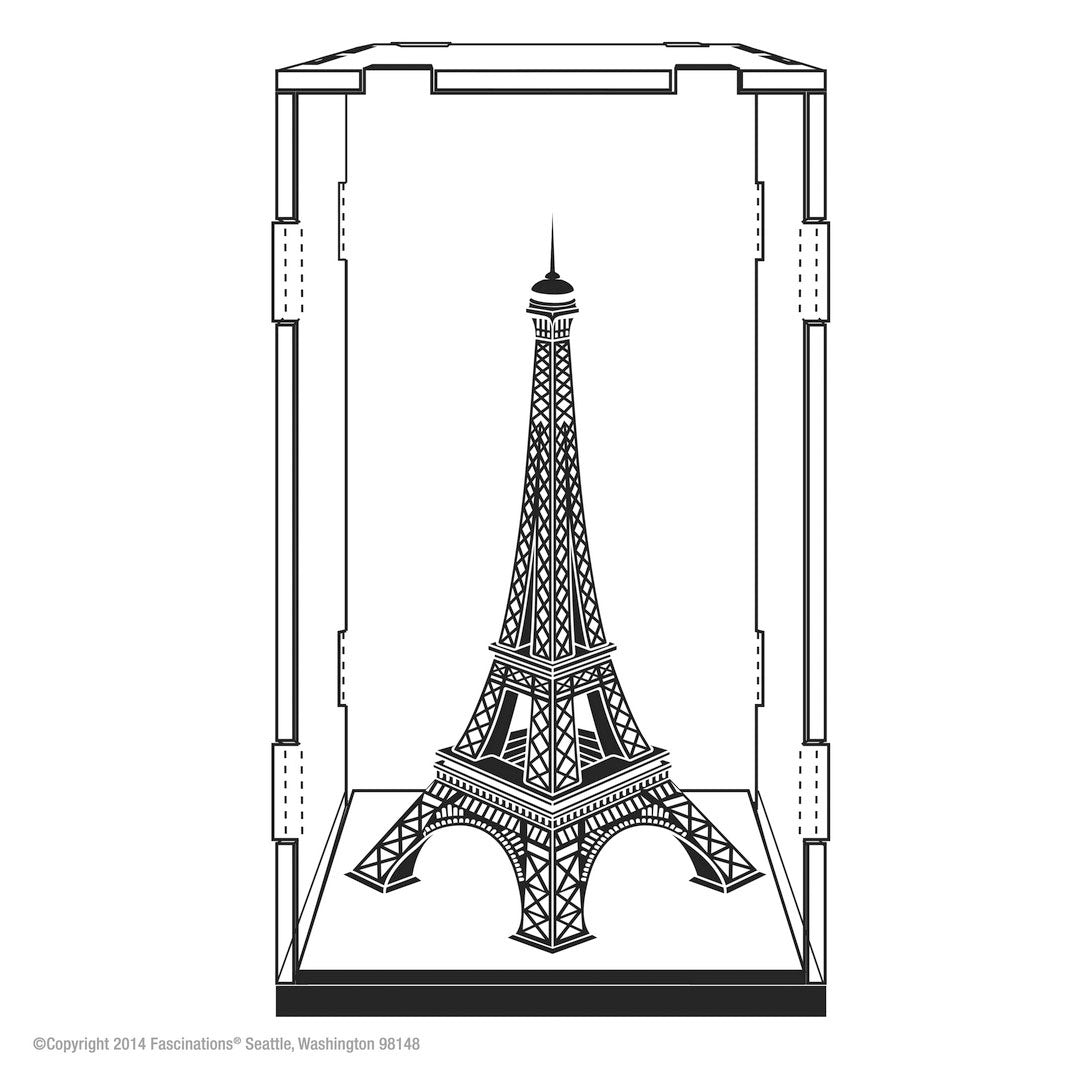 Metal Earth Acrylic Display Cube 3 MMCUBE3 Modellbausatz Puzzle DIY Bausatz präzise gelasert stabil langlebig