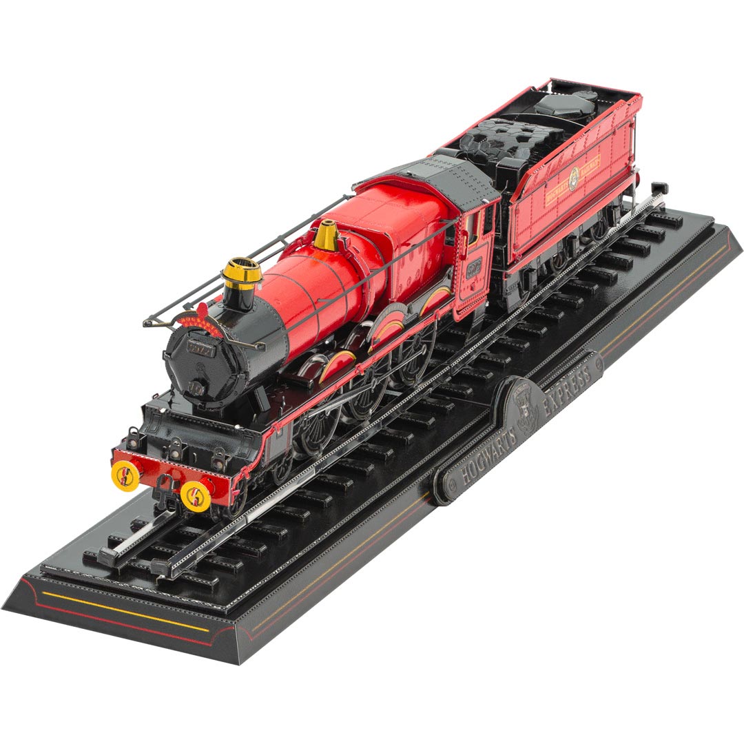 Metal Earth Harry Potter Hogwarts Express Train mit Schienen (colored) MMS477 Modellbausatz Puzzle DIY Bausatz präzise gelasert stabil langlebig