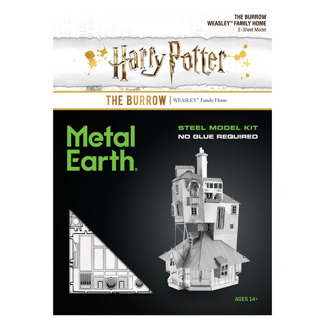 Metal Earth Harry Potter the Burrow MMS444 Modellbausatz Puzzle DIY Bausatz präzise gelasert stabil langlebig