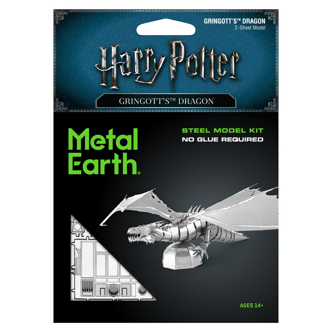 Metal Earth Harry Potter Gringotts Dragon MMS443 Modellbausatz Puzzle DIY Bausatz präzise gelasert stabil langlebig