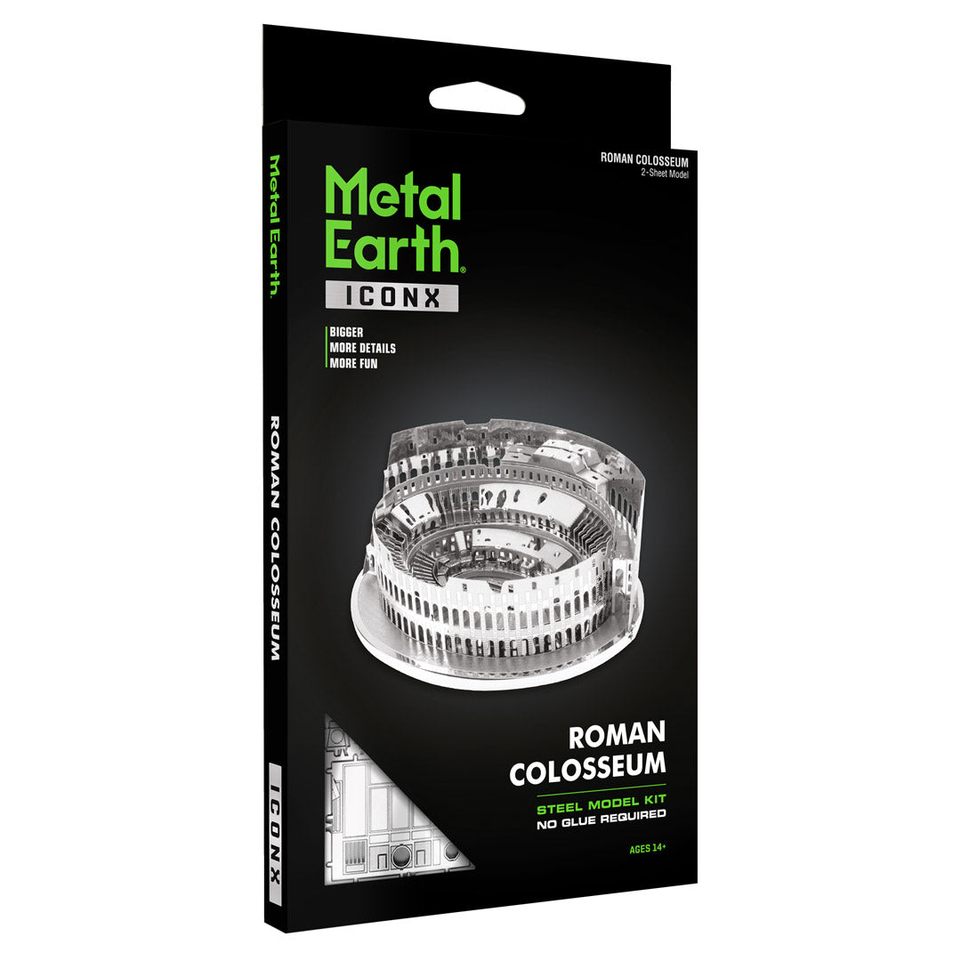 Metal Earth Premium Series Roman Colosseum Ruin ICX025 Modellbausatz Puzzle DIY Bausatz präzise gelasert stabil langlebig