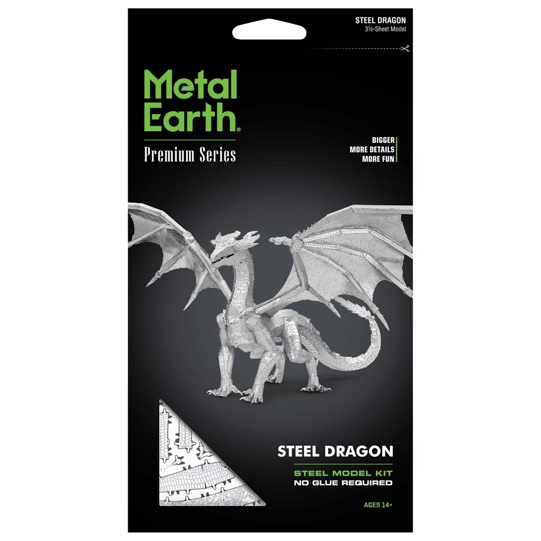 Metal Earth Premium Series Steel Dragon PS2012 Modellbausatz Puzzle DIY Bausatz präzise gelasert stabil langlebig