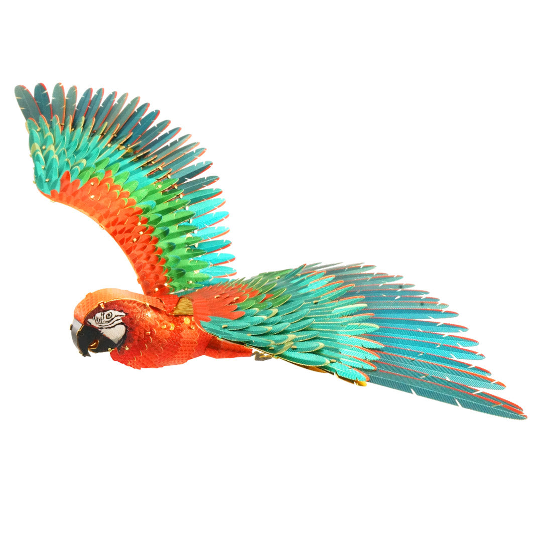 Metal Earth Premium Series Parrot ICX118 Modellbausatz Puzzle DIY Bausatz präzise gelasert stabil langlebig