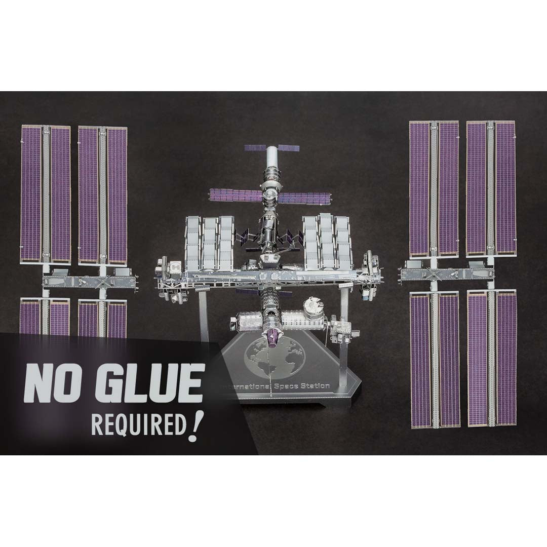 Metal Earth ISS Premium Series International Space Station (ISS) ICX140 Modellbausatz Puzzle DIY Bausatz präzise gelasert stabil langlebig