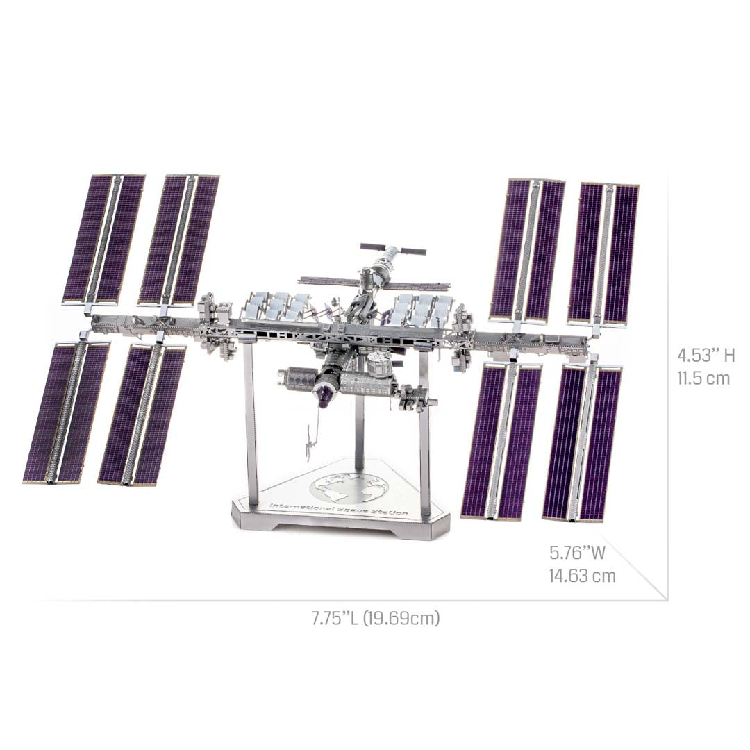 Metal Earth ISS Premium Series International Space Station (ISS) ICX140 Modellbausatz Puzzle DIY Bausatz präzise gelasert stabil langlebig