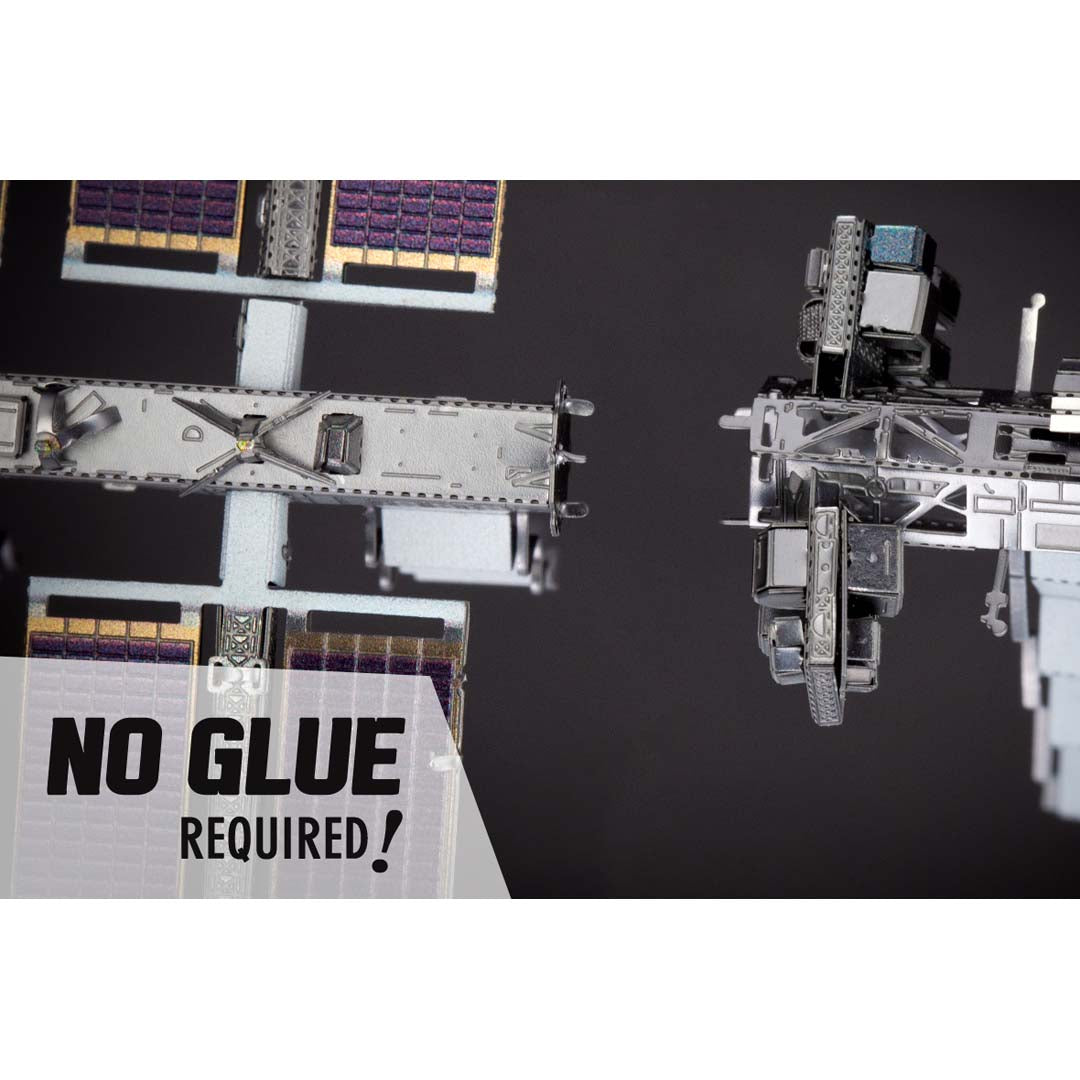Metal Earth ISS Premium Series International Space Station (ISS) ICX140 Modellbausatz Puzzle DIY Bausatz präzise gelasert stabil langlebig