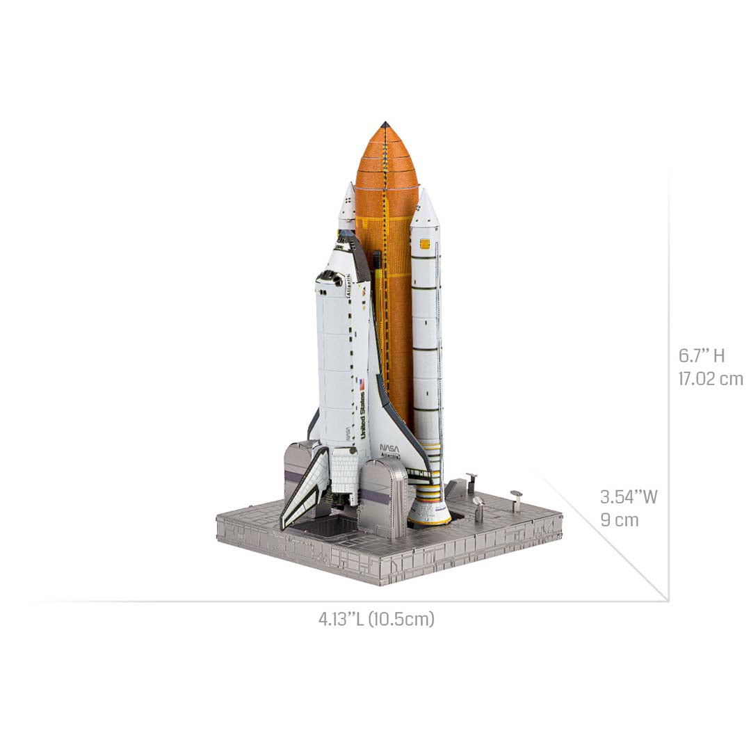 Metal Earth Premium Series Space Shuttle Launch Kit ICX227 Modellbausatz Puzzle DIY Bausatz präzise gelasert stabil langlebig
