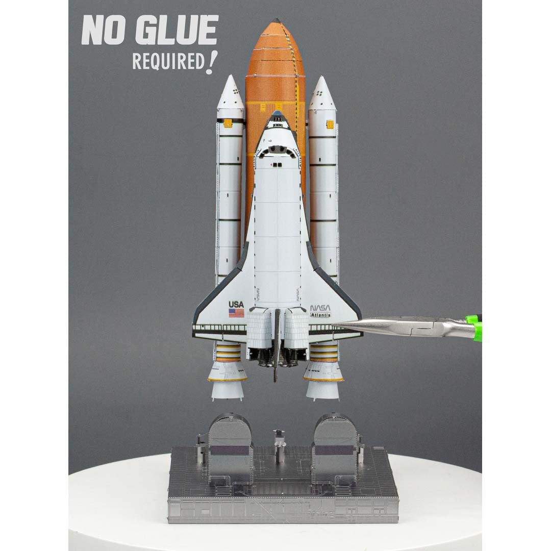 Metal Earth Premium Series Space Shuttle Launch Kit ICX227 Modellbausatz Puzzle DIY Bausatz präzise gelasert stabil langlebig