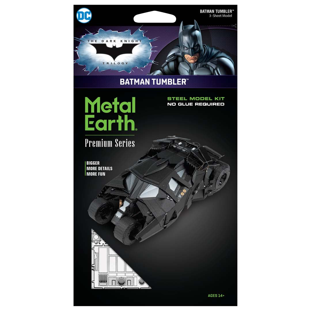Metal Earth Premium Series Batman Tumbler PS2006 Modellbausatz Puzzle DIY Bausatz präzise gelasert stabil langlebig
