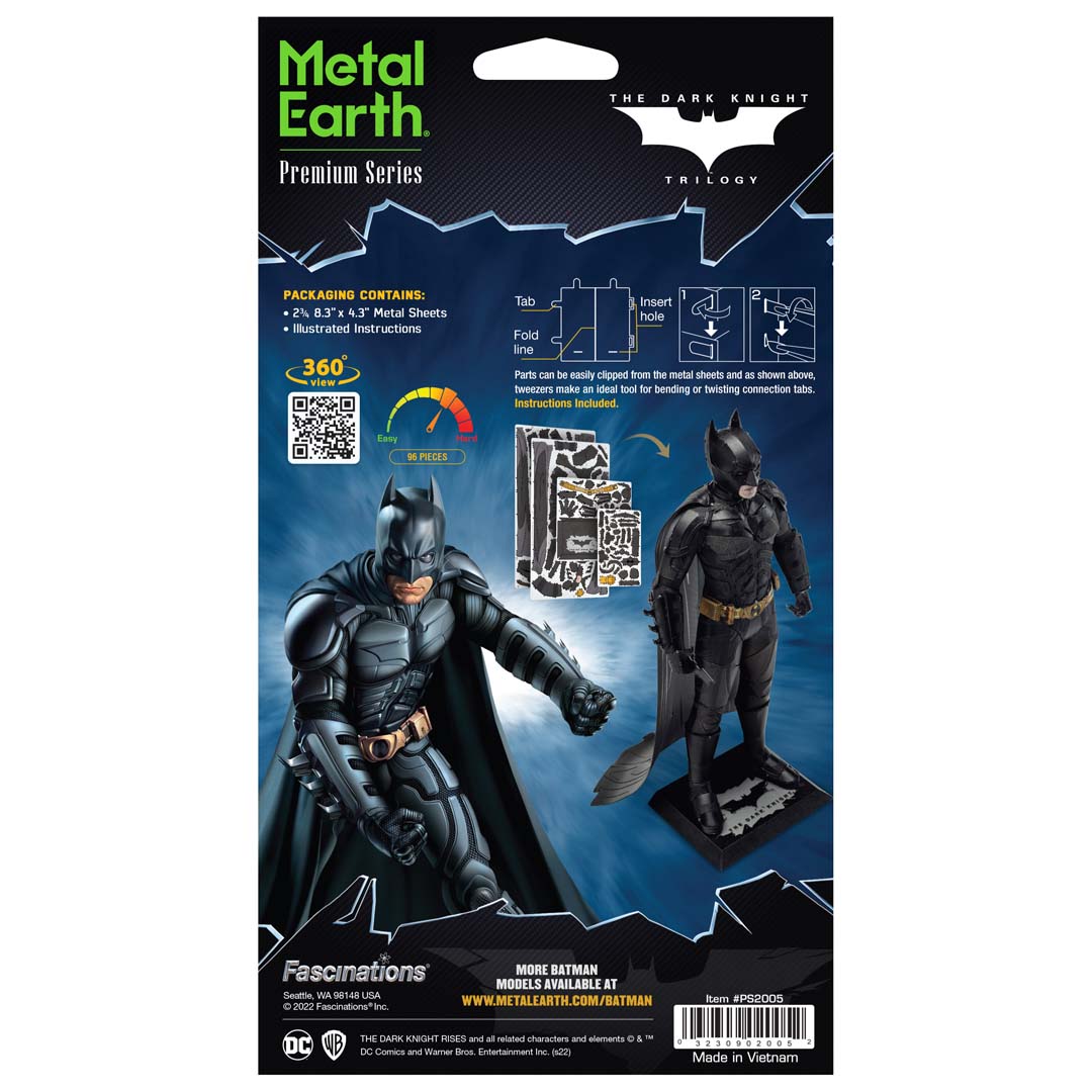 Metal Earth Premium Series The Dark Knight PS2005 Modellbausatz Puzzle DIY Bausatz präzise gelasert stabil langlebig