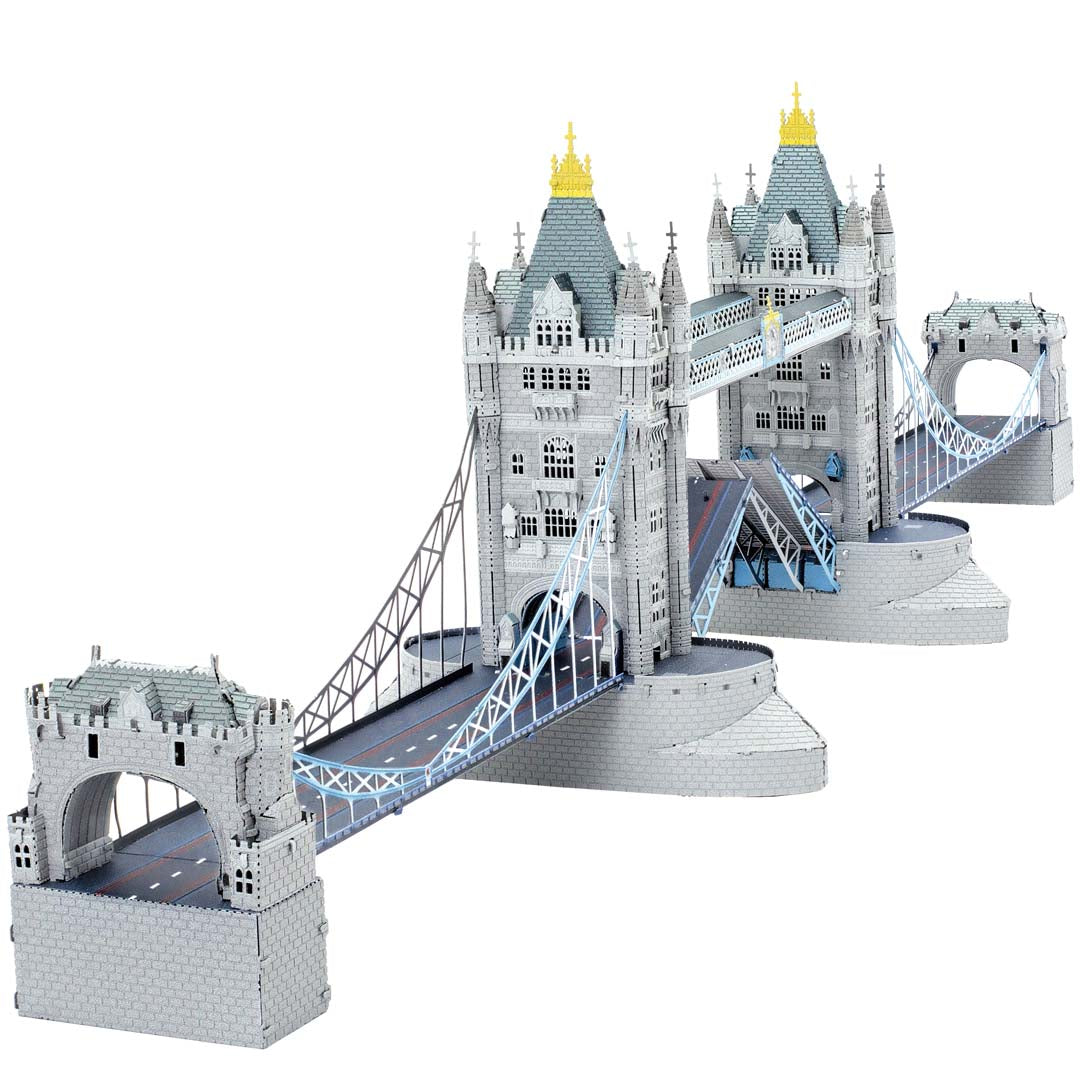 Metal Earth Premium Series The London Tower Bridge PS2009 Modellbausatz Puzzle DIY Bausatz präzise gelasert stabil langlebig