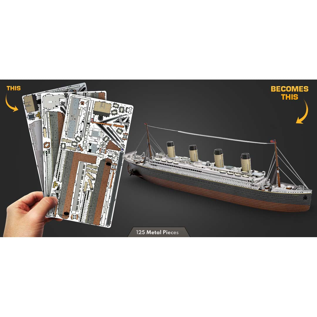Metal Earth RMS Premium Series RMS Titanic PS2004 Modellbausatz Puzzle DIY Bausatz präzise gelasert stabil langlebig