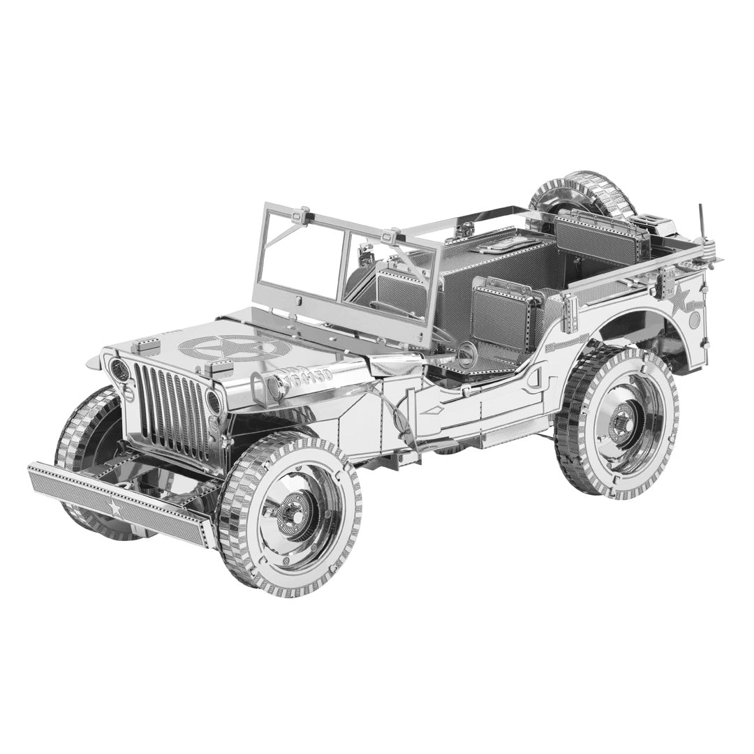 Metal Earth Premium Series Willys Overland ICX139 Modellbausatz Puzzle DIY Bausatz präzise gelasert stabil langlebig