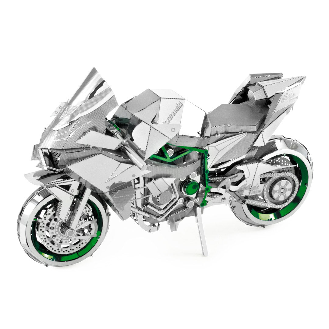Metal Earth Premium Series Kawasaki Ninja Green ICX021 Modellbausatz Puzzle DIY Bausatz präzise gelasert stabil langlebig