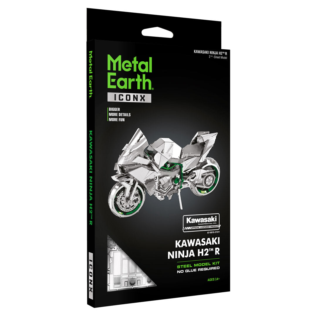 Metal Earth Premium Series Kawasaki Ninja Green ICX021 Modellbausatz Puzzle DIY Bausatz präzise gelasert stabil langlebig