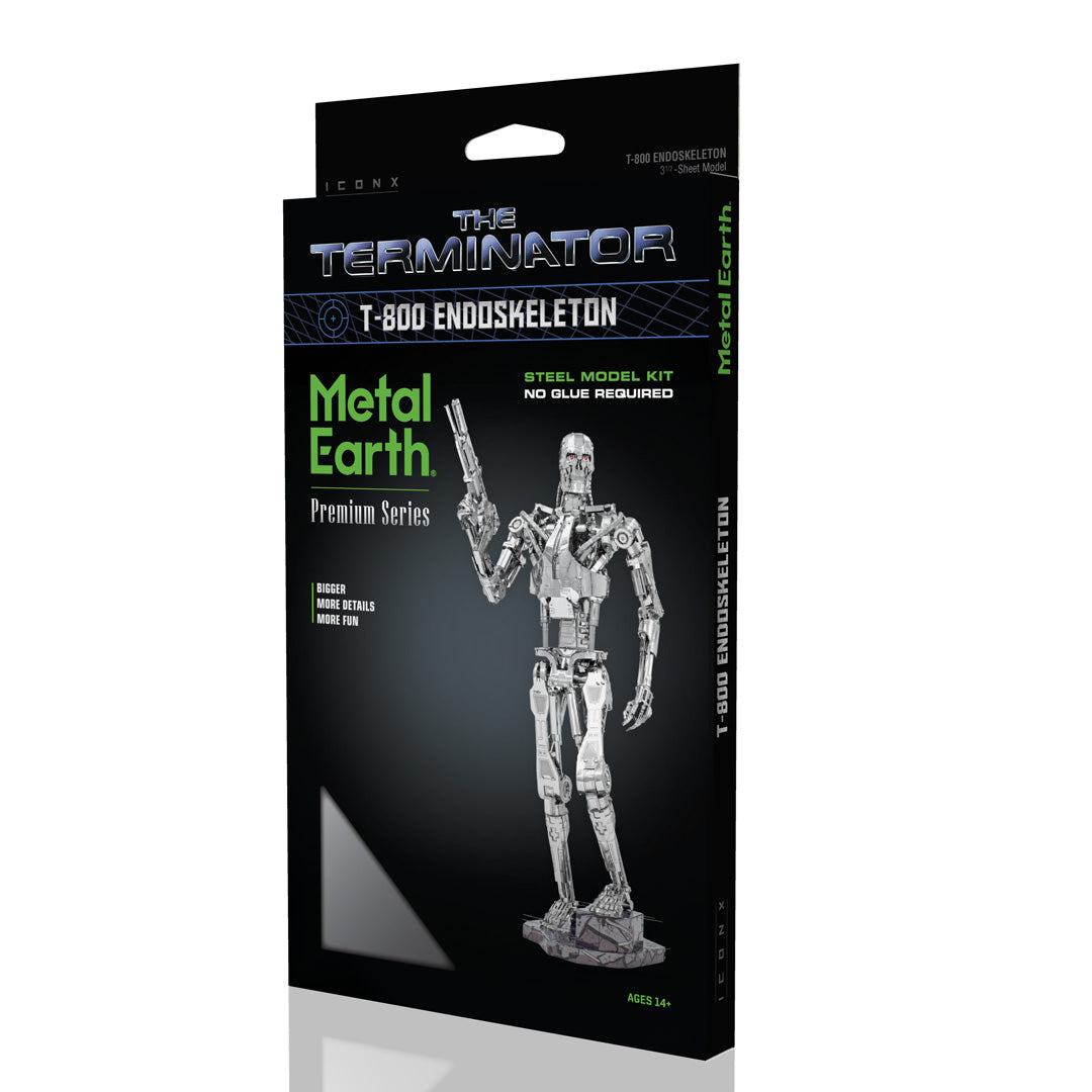 Metal Earth Premium Series Terminator - T-800 Endoskeleton ICX141 Modellbausatz Puzzle DIY Bausatz präzise gelasert stabil langlebig