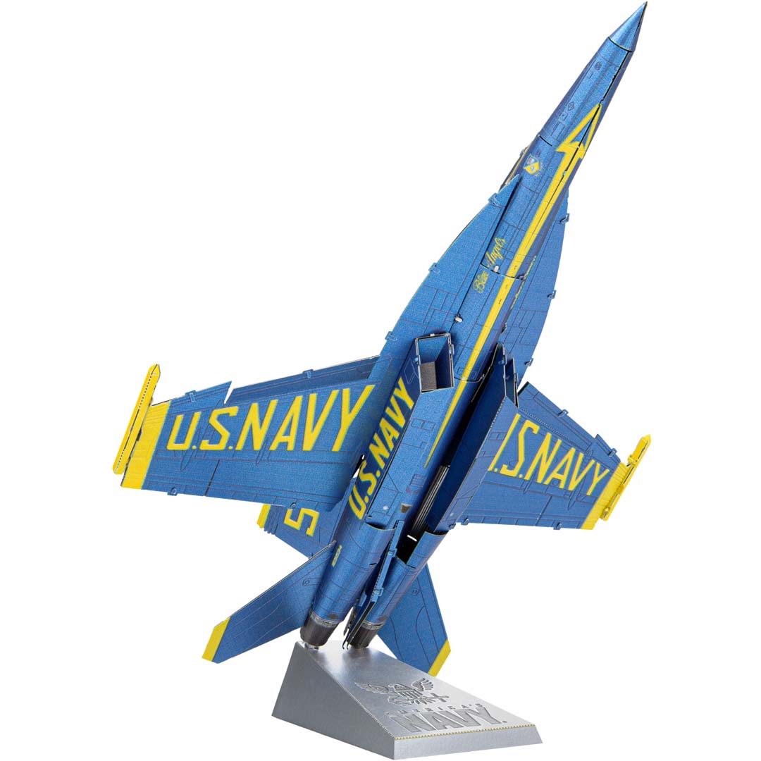 Metal Earth Premium Series Blue Angels F/A-18 Super Hornet™ ICX212 Modellbausatz Puzzle DIY Bausatz präzise gelasert stabil langlebig
