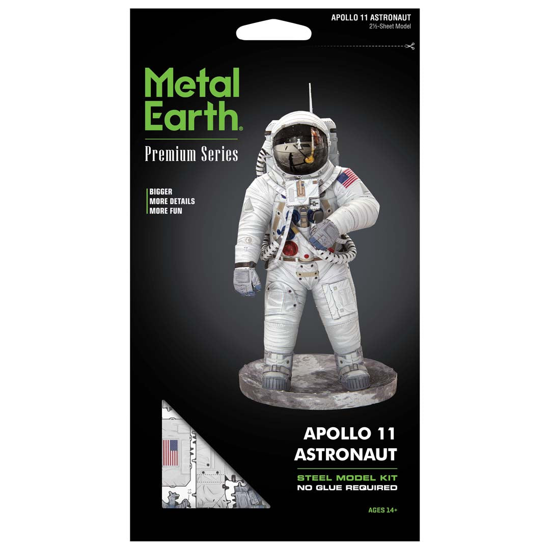 Metal Earth Premium Series Apollo 11 Astronaut PS2016 Modellbausatz Puzzle DIY Bausatz präzise gelasert stabil langlebig