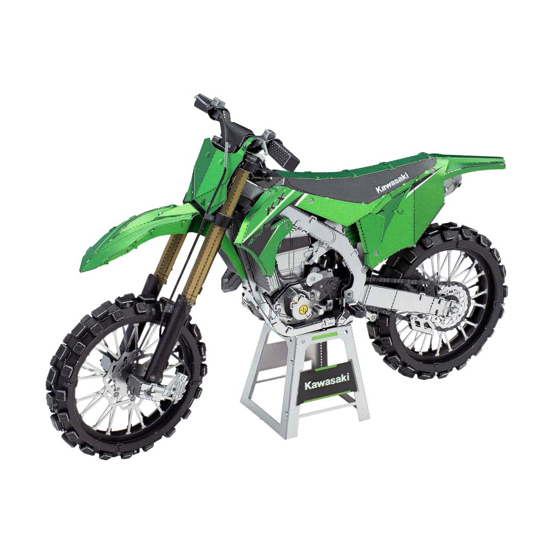 Metal Earth Premium Series Kawasaki KX450 Dirt Bike PS2015 Modellbausatz Puzzle DIY Bausatz präzise gelasert stabil langlebig