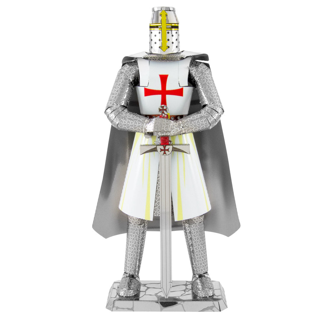 Metal Earth Premium Series Templar Knight (Tempelritter) ICX116 Modellbausatz Puzzle DIY Bausatz präzise gelasert stabil langlebig