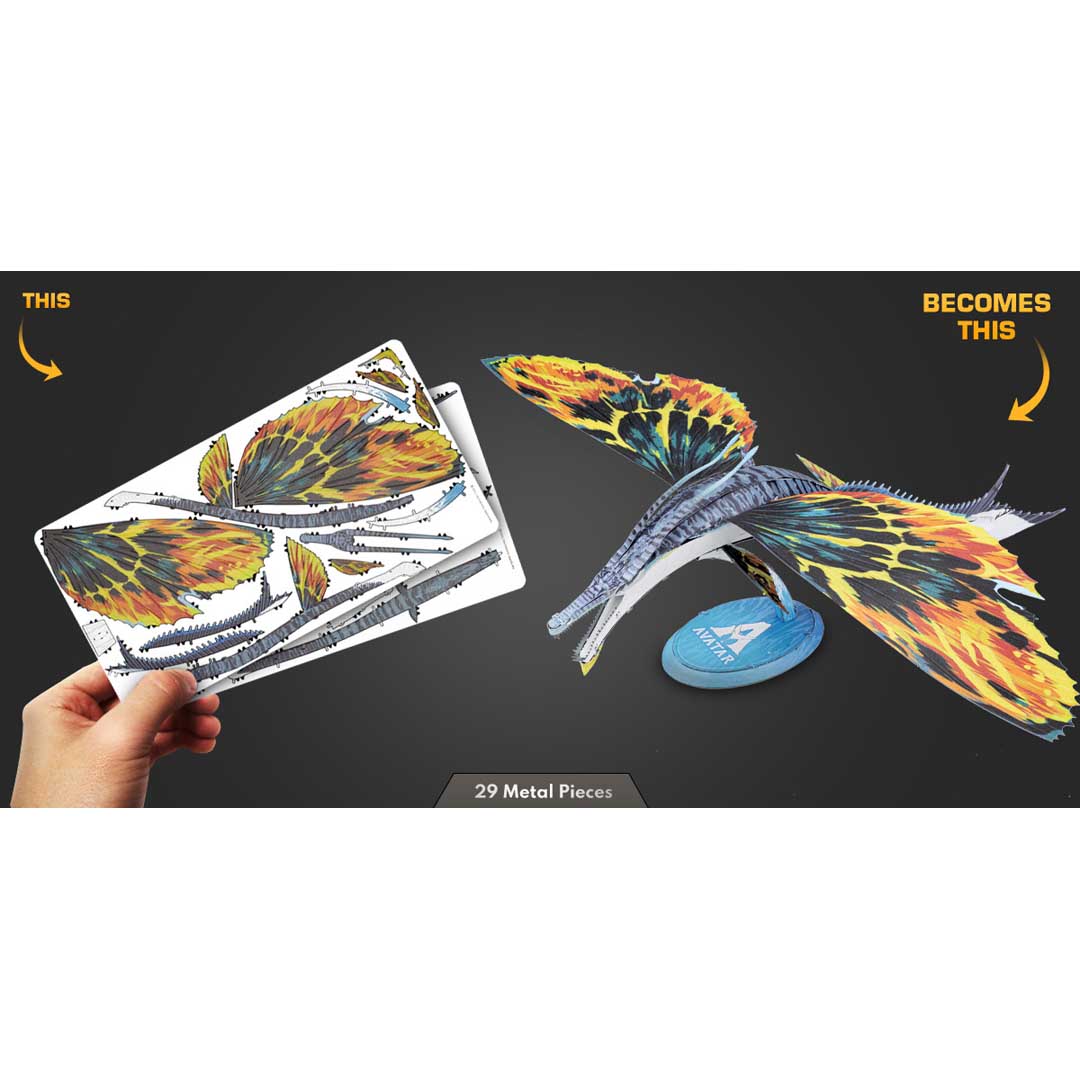 Metal Earth Premium Series Avatar 2 - Skimwing ICX242 Modellbausatz Puzzle DIY Bausatz präzise gelasert stabil langlebig