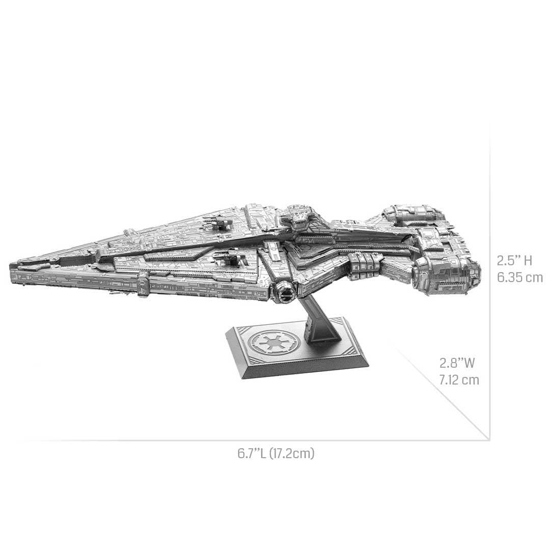 Metal Earth STAR Premium Series STAR WARS Imperial Light Cruiser ICX233 Modellbausatz Puzzle DIY Bausatz präzise gelasert stabil langlebig