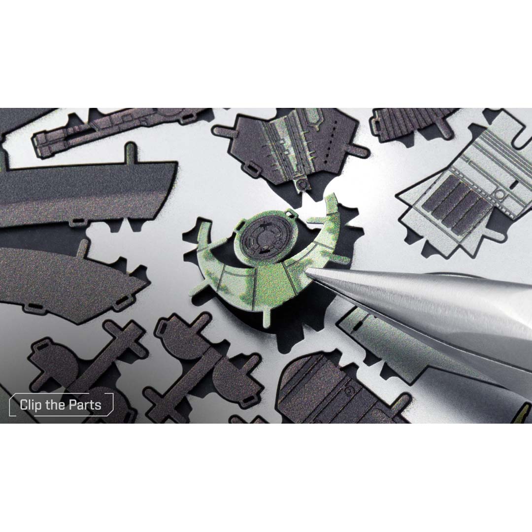 Metal Earth STAR Premium Series STAR WARS Mandalorian - Boba Fett's Starfighter ICX232 Modellbausatz Puzzle DIY Bausatz präzise gelasert stabil langlebig