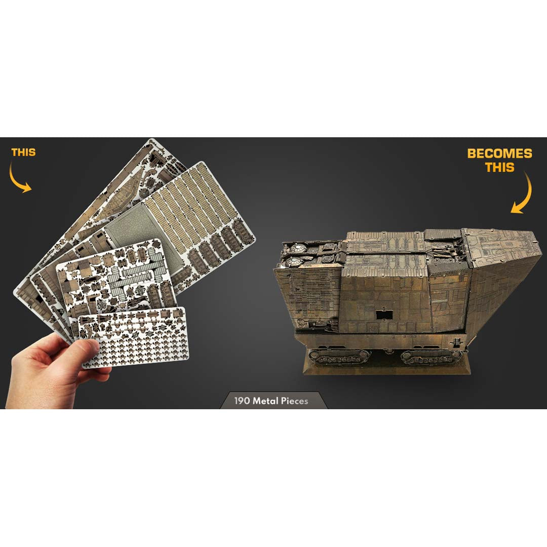 Metal Earth STAR Premium Series STAR WARS Mandalorian - Jawa Sandcrawler™ ICX237 Modellbausatz Puzzle DIY Bausatz präzise gelasert stabil langlebig