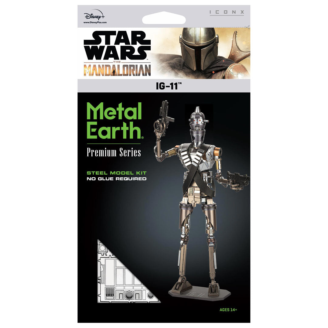 Metal Earth STAR Premium Series STAR WARS Mandalorian - IG-11™ ICX213 Modellbausatz Puzzle DIY Bausatz präzise gelasert stabil langlebig