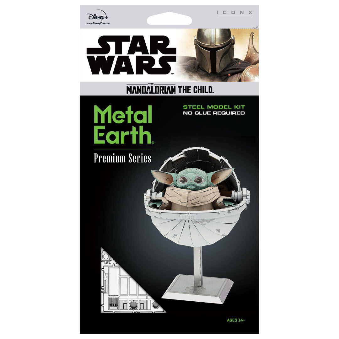 Metal Earth STAR Premium Series STAR WARS Mandalorian - The Child™ ICX210 Modellbausatz Puzzle DIY Bausatz präzise gelasert stabil langlebig