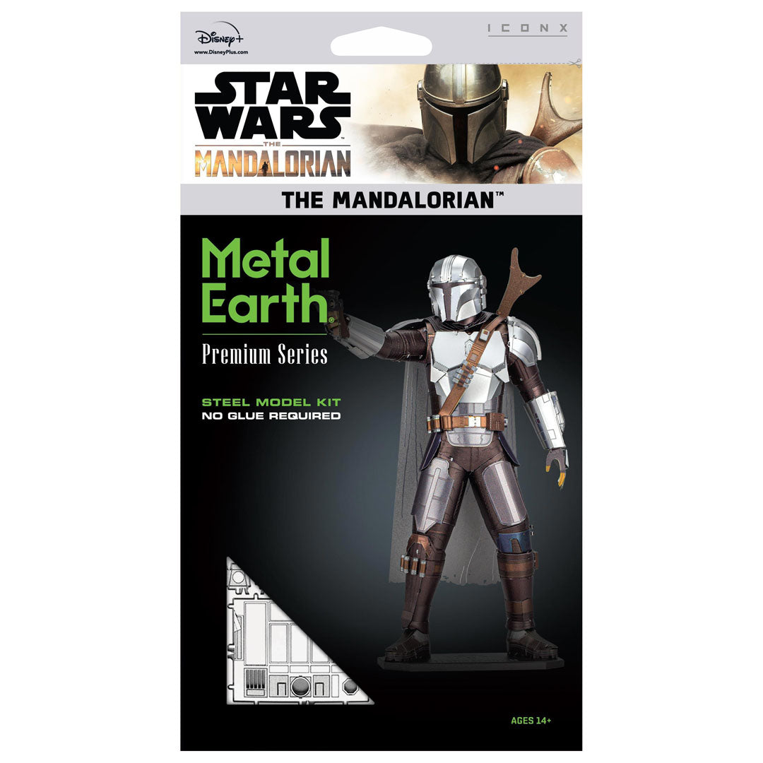 Metal Earth STAR Premium Series STAR WARS Mandalorian - The Mandalorian™ ICX146 Modellbausatz Puzzle DIY Bausatz präzise gelasert stabil langlebig